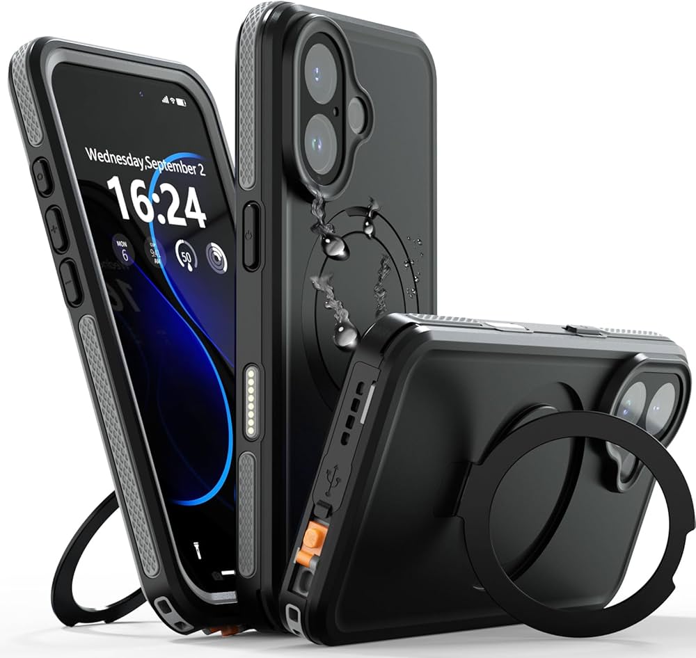 Amazon.co.jp: 【防水・スタンド機能・MagSafe対応】UMITTOS iPhone 17